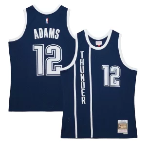Steven Adams Oklahoma City Thunder Hardwood Classics Swingman Jersey Navy Incontournable