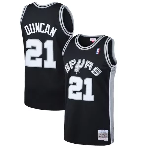 Tim Duncan San Antonio Prime Spurs 1998/99 Hardwood Classics Swingman Jersey Black