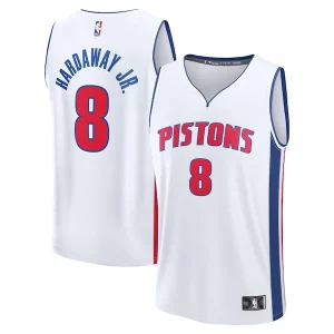 Tim Hardaway Jr. Collectible Detroit Pistons Fast Break Replica Player Jersey Association Edition White