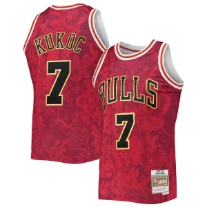 Toni Kukoc Chicago Bulls Hardwood Classics 1997/98 Lunar New Confortable Year Swingman Jersey Red