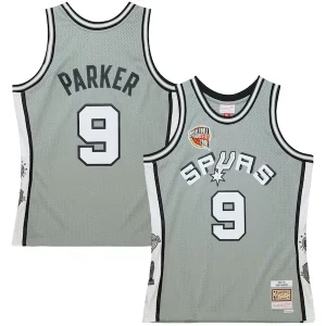 Tony Parker San Antonio Spurs Unisex Hall of Fame Class of 2023 Throwback Swingman Charming Jersey Gray