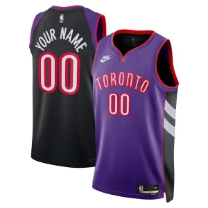 Toronto Raptors Nike Moderne Unisex Adult Swingman Custom Jersey Classic Edition Purple