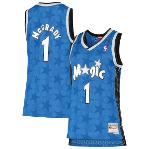 Tracy McGrady Orlando Moderne Magic Women's 2000/01 Hardwood Classics Swingman Jersey Blue