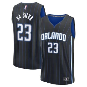 Tristan da Silva Orlando Magic Youth Superbe 2024 NBA Draft Fast Break Player Jersey Icon Edition Black