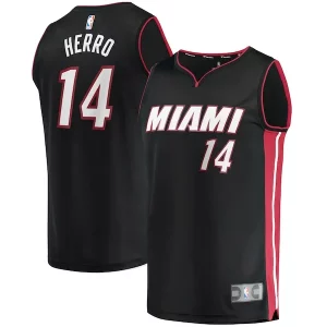 Tyler Herro Miami Heat Fast Break Replica Jersey Icon Exquisite Edition Black