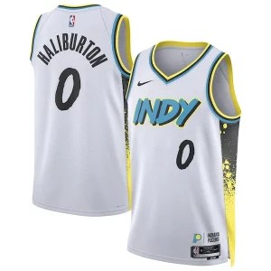 Tyrese Haliburton Indiana Pacers Nike Unisex 2024/25 Swingman Player Jersey City Collectible Edition White