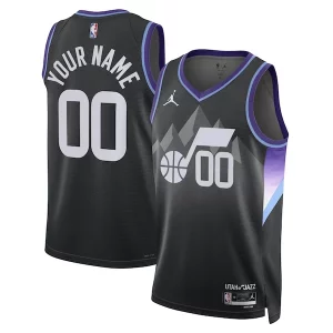 Utah Jazz Jordan Brand Unisex 2024/25 Custom Refiné Swingman Jersey Statement Edition Black