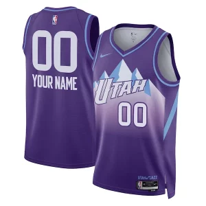 Utah Jazz Nike Unisex 2024/25 Custom Magnifique Swingman Jersey City Edition Purple