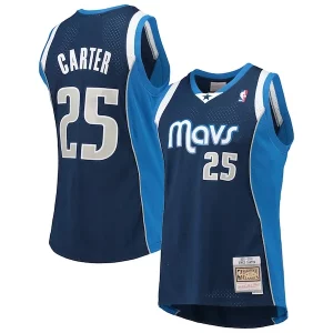 Vince Carter Dallas Mavericks 2011/12 Hardwood Classics Swingman Confortable Jersey Navy