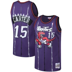 Vince Carter Toronto Raptors 1998/99 Big & Tall Hardwood Classics Swingman Jersey Exquisite Purple/White