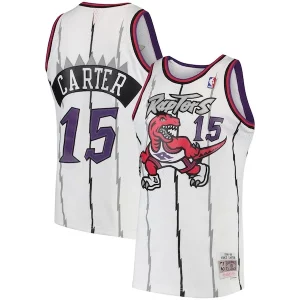 Vince Carter Toronto Raptors 1998/99 Hardwood Classics Swingman Jersey Unique White/Purple