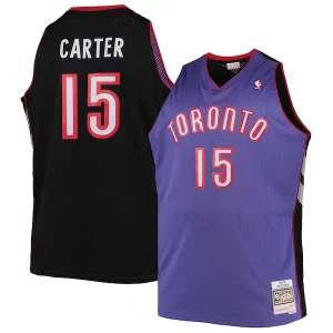 Vince Carter Toronto Raptors Big & Tall 1999/00 Hardwood Classics Swingman Jersey Purple/White Superbe