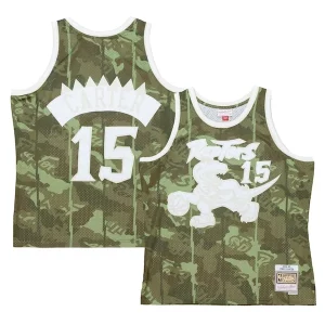 Vince Carter Toronto Raptors Gracieux Hardwood Classics 1998/99 Ghost Green Swingman Jersey Camo