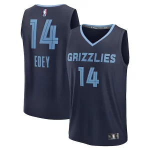 Zach Edey Memphis Grizzlies 2024 NBA Draft Fast Break Player Jersey Icon Captivant Edition Navy