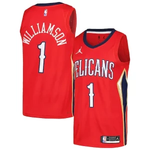 Zion Williamson New Orleans Pelicans Jordan Brand Swingman Player Jersey Statement Edition Collectible Red
