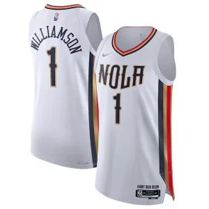 Zion Sophistiqué Williamson New Orleans Pelicans Nike 2021/22 Swingman Jersey City Edition White